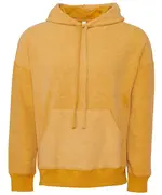 Unisex Sueded Fleece Pullover Hoodie Heather Mustard