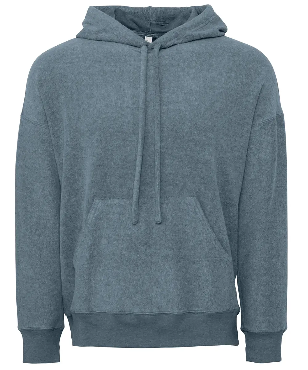Unisex Sueded Fleece Pullover Hoodie Heather Slate
