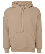 Unisex Raw-seam Hoodie Tan