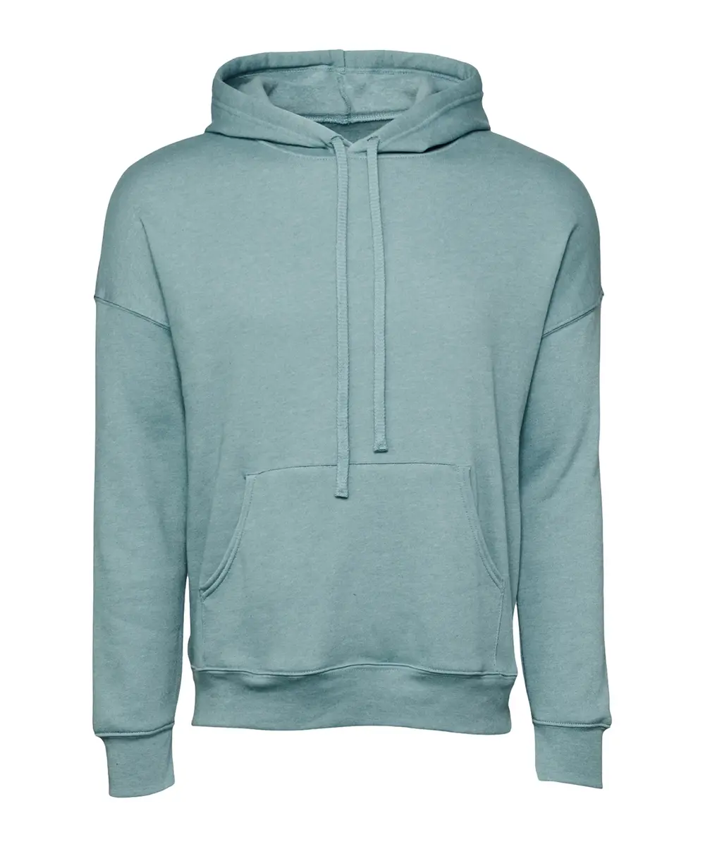 Unisex Sponge Fleece Pullover DTM Hoodie Heather Blue Lagoon