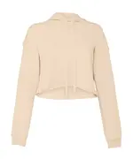 Women's Cropped Fleece Hoodie Heather Dust
