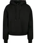 Women's Organic Oversized Hoodie Black