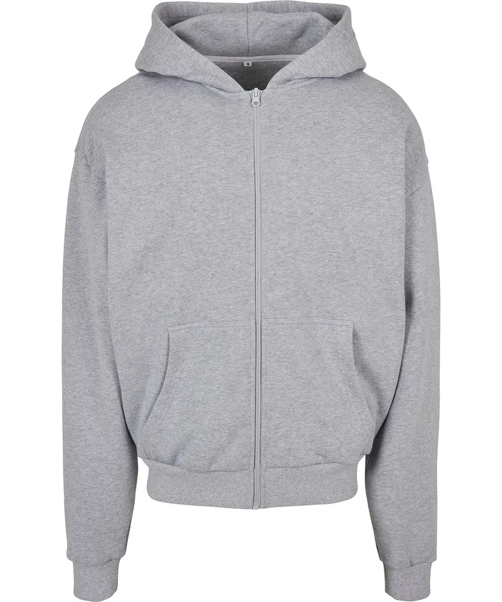 Ultra Heavy Zip Hoodie Heather Grey