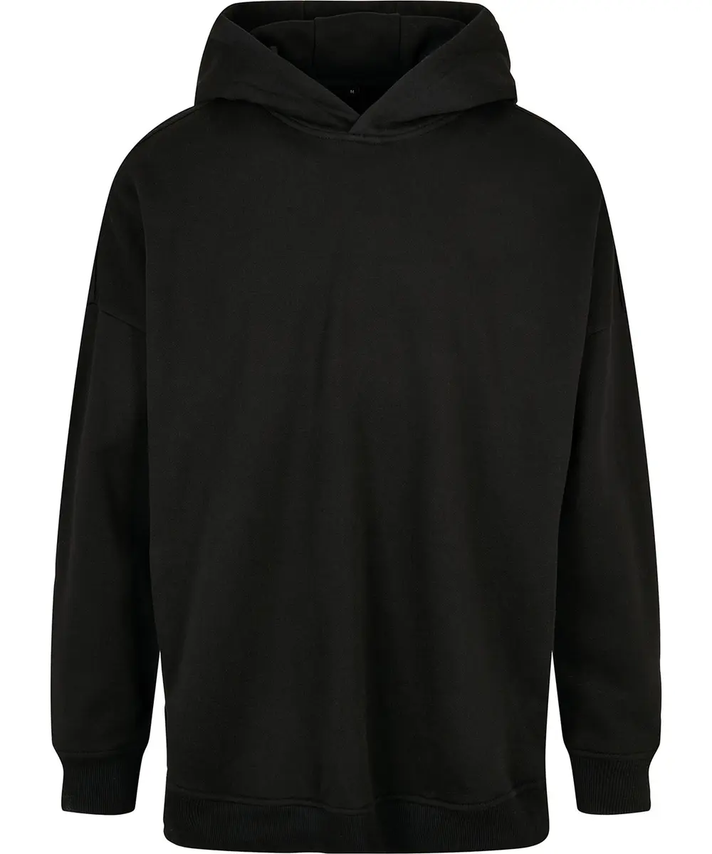 Oversized Cut-on Sleeve Hoodie Black