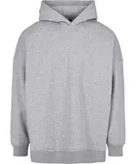 Oversized Cut-on Sleeve Hoodie Grey