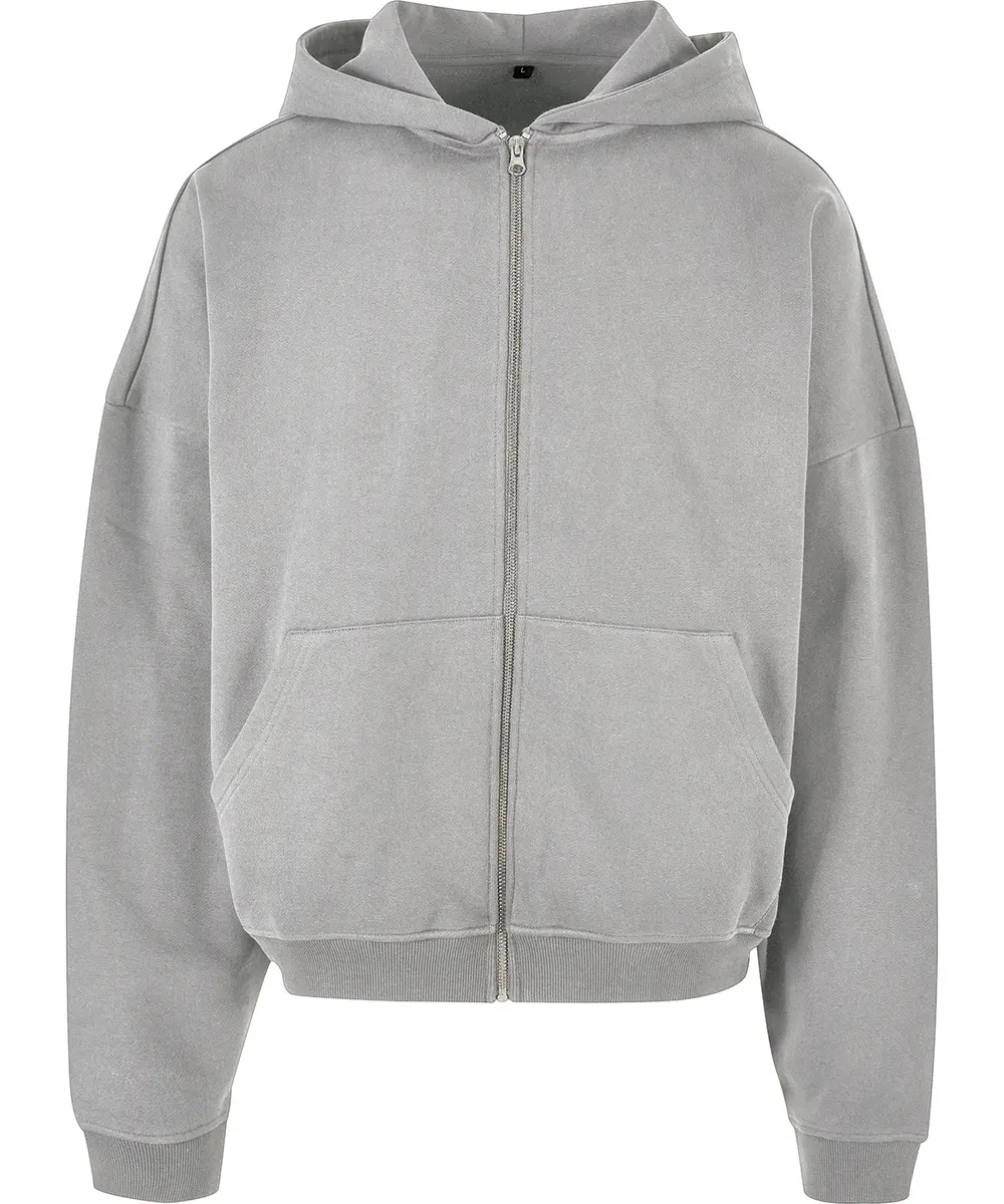 90s Zip Hoodie Heather Grey