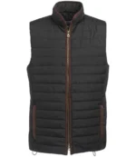 Tampa black padded Gilet from Brook Taverner