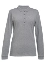 Anna Premium Womens Cotton Polo Grey