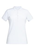 arlington white ladies fit polo shirt