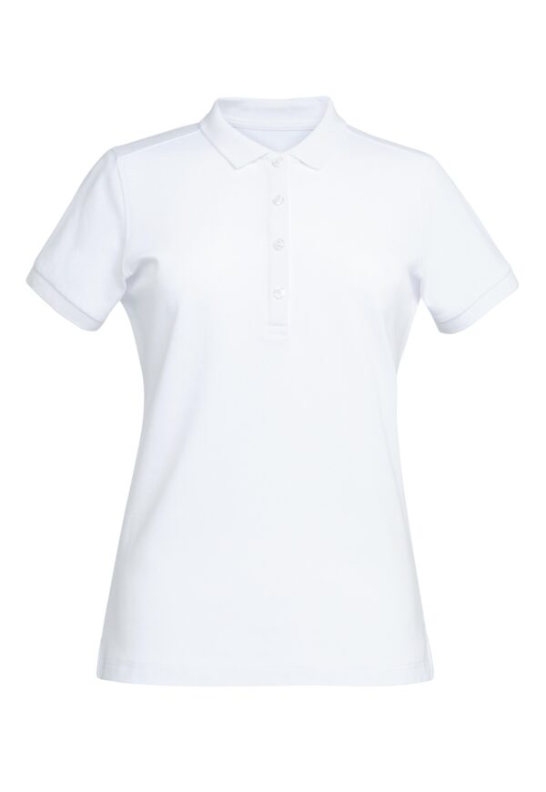 arlington white ladies fit polo shirt