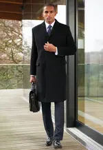 Men's Bond Overcoat bond black_1