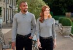 Anna Premium Womens Cotton Polo Grey