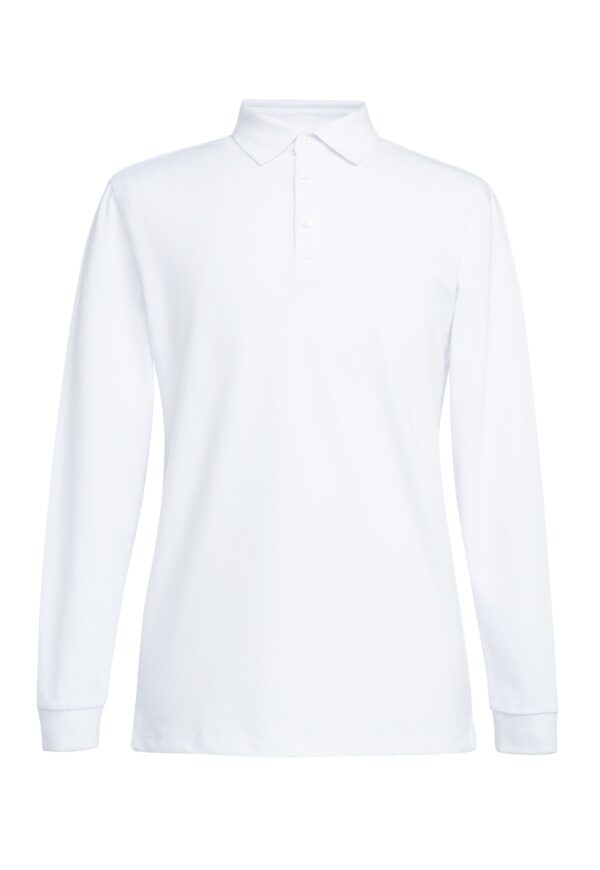 frederick mens polo marl white