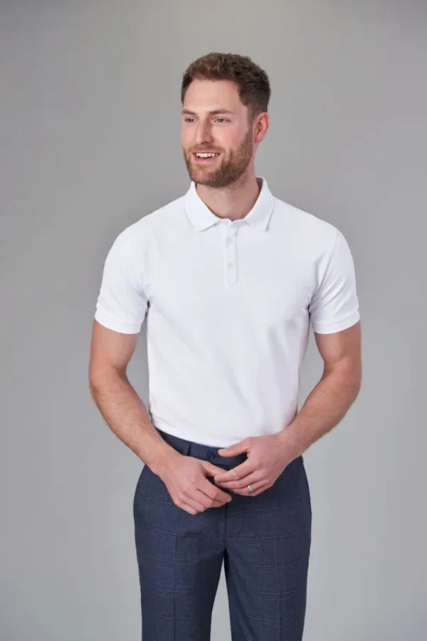 Hampton Premium Cotton Polo White