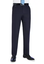 Mars Flat Front Trouser mars_navy_ _8648a