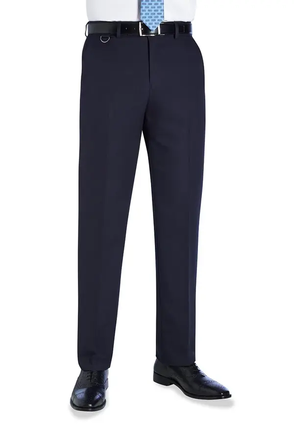 Mars Flat Front Trouser mars_navy_ _8648a