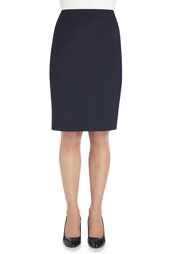 Numana Straight Skirt numana_navy_ _2224a