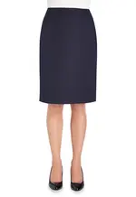Pluto Straight Skirt pluto_navy_ _2258a