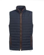 Tampa Navy padded Gilet from Brook Taverner