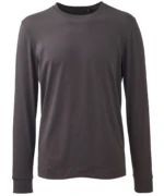 Men's Long Sleeve Anthem T-Shirt Charcoal