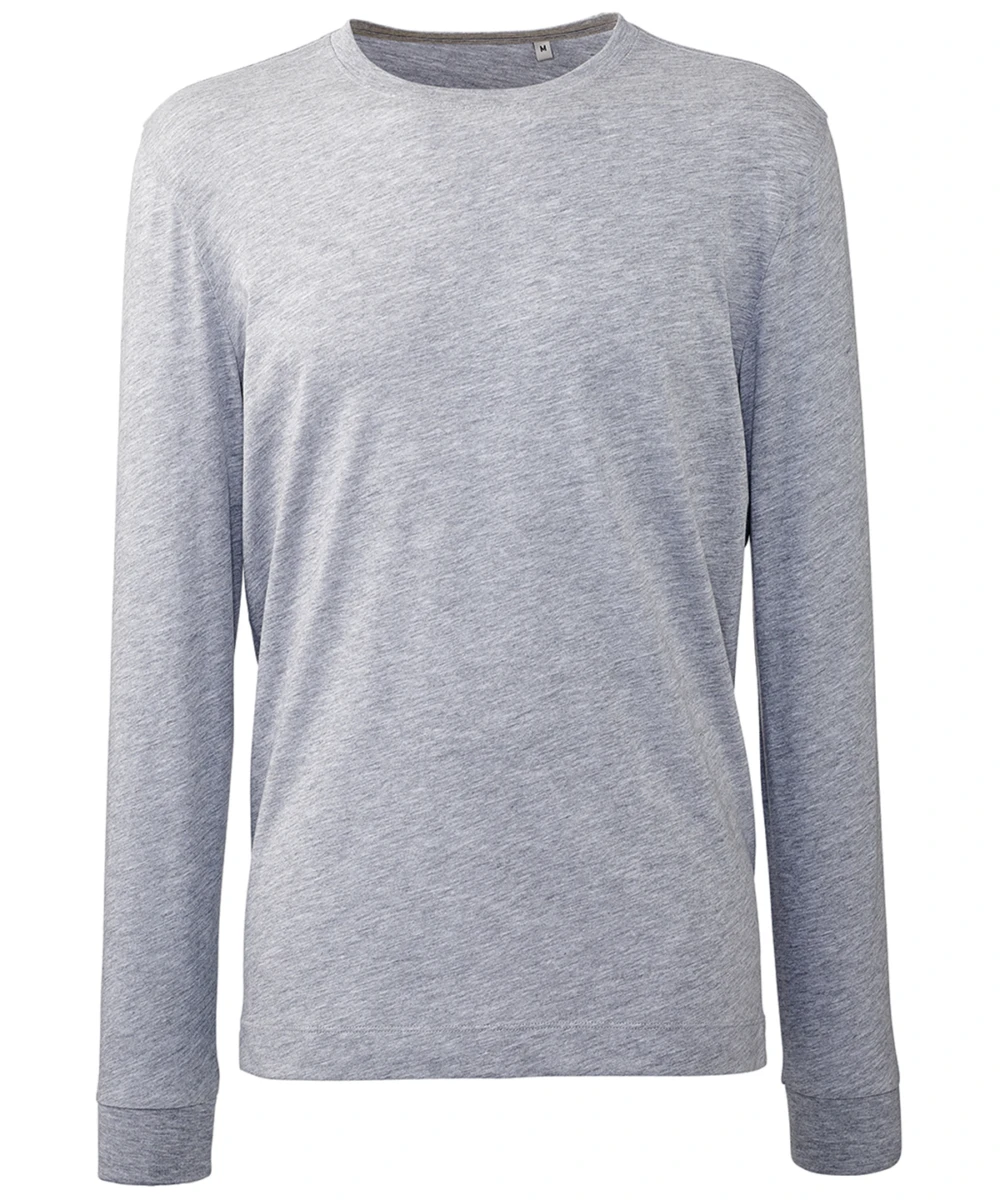 Men's Long Sleeve Anthem T-Shirt Grey Marl