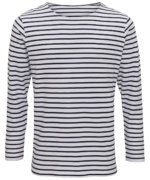 Men's Marinière Coastal Long Sleeve Tee White Navy
