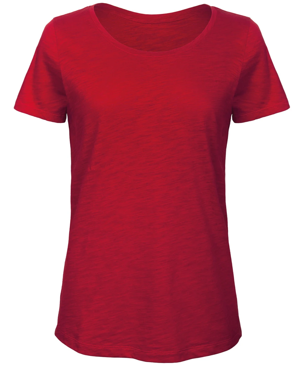 B&C Inspire Slub T /women Chic Red