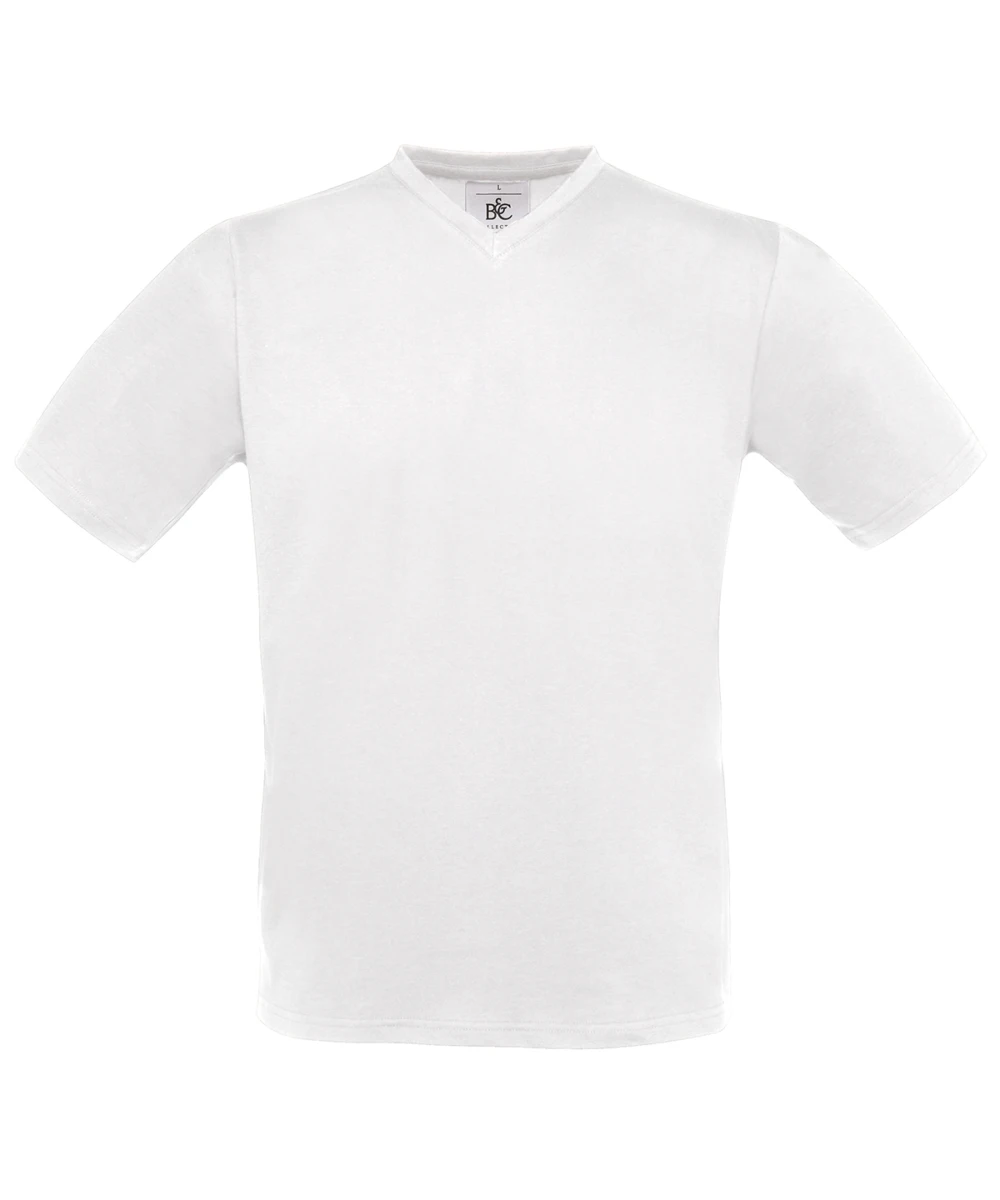 B&C Exact V-neck White