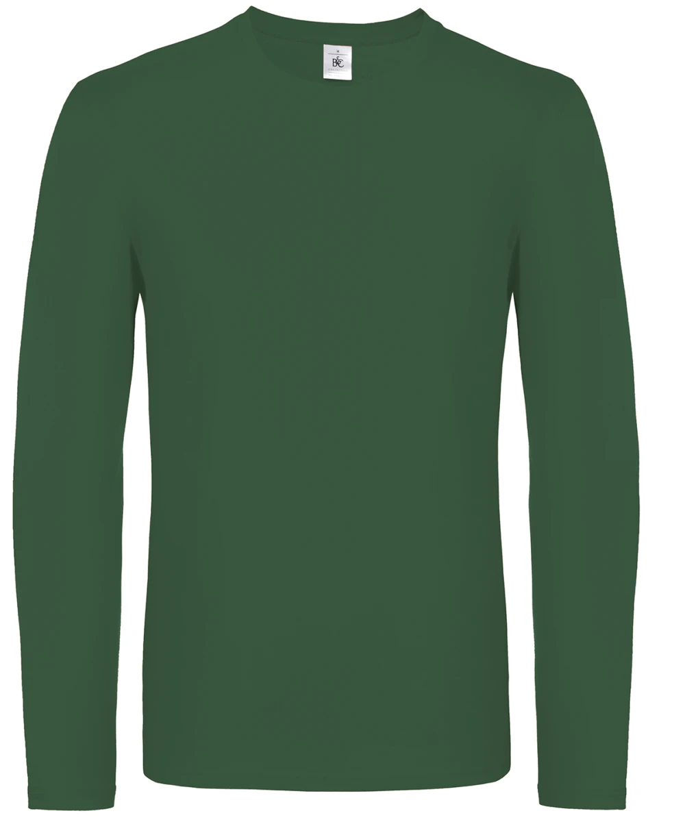 B&C #E150 Long Sleeve Bottle Green