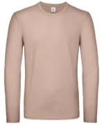 B&C #E150 Long Sleeve Millennial Pink