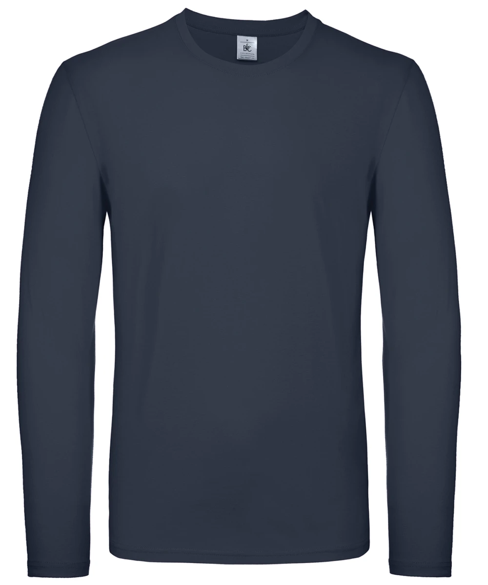 B&C #E150 Long Sleeve Navy