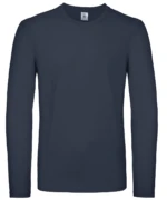 B&C #E150 Long Sleeve Navy