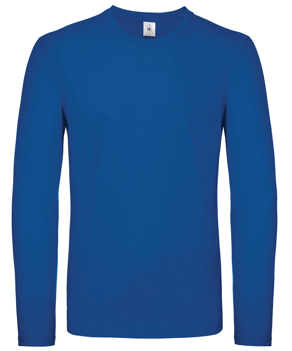 B&C #E150 Long Sleeve Royal Blue