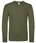 B&C #E150 Long Sleeve Urban Khaki