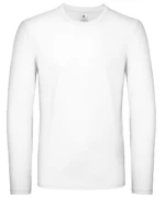 B&C #E150 Long Sleeve White