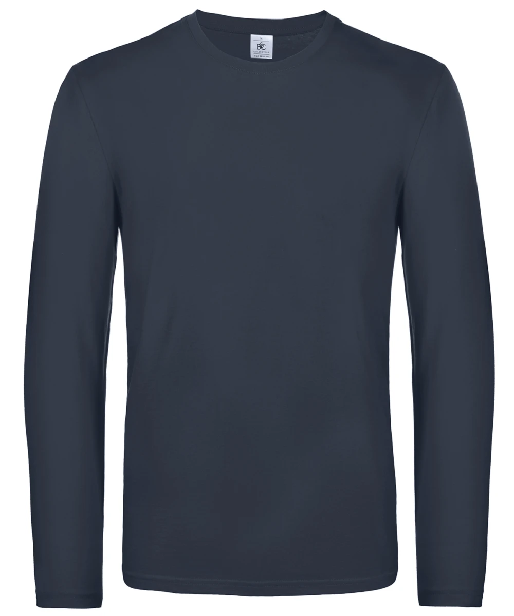 B&C #E190 Long Sleeve Navy