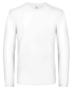 B&C #E190 Long Sleeve White