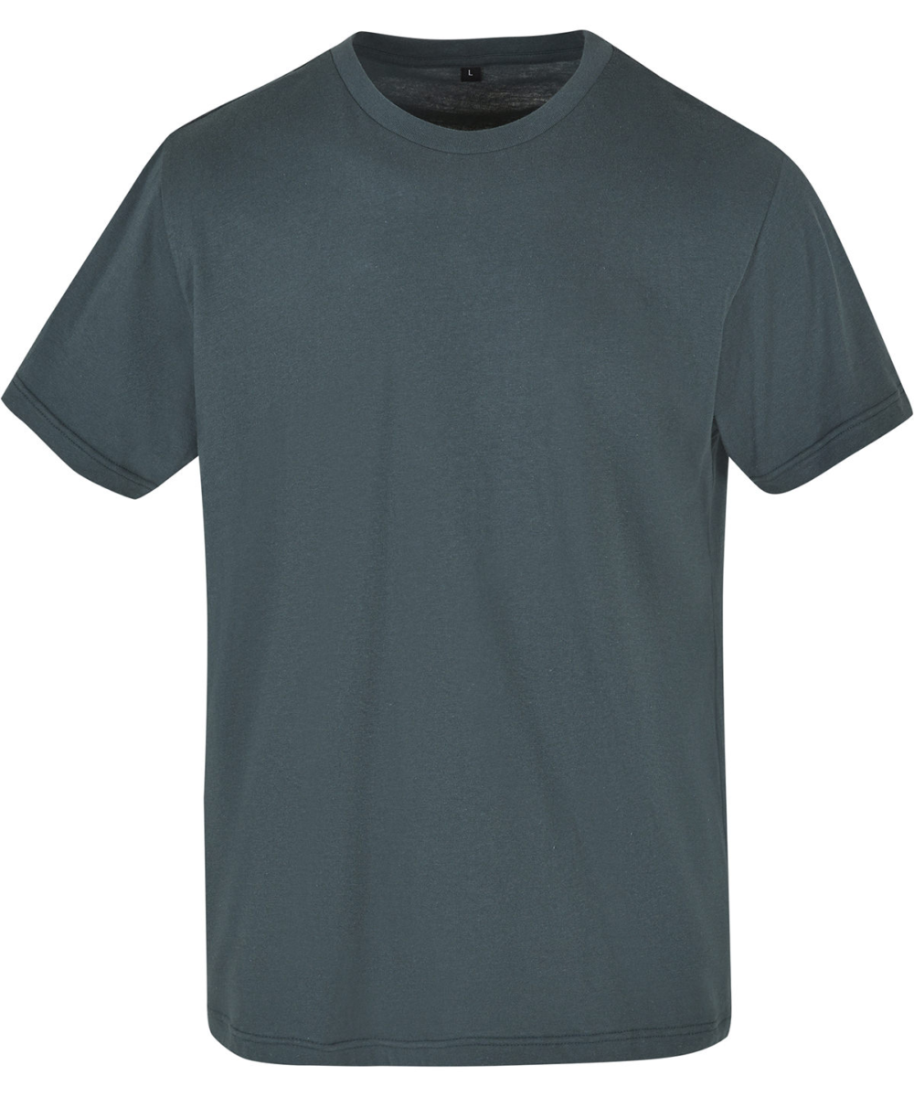 Basic Round Neck Tee Bottle Green