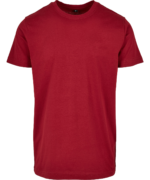 Basic Round Neck Tee Burgundy