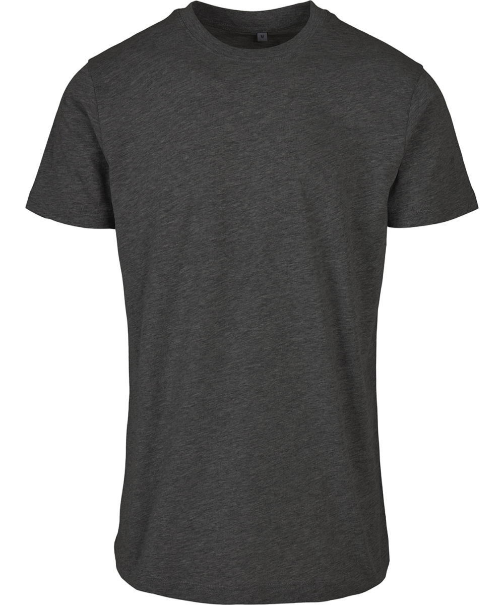 Basic Round Neck Tee Charcoal
