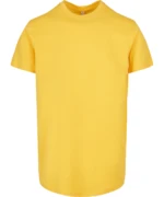 Basic Round Neck Tee Taxi Yellow