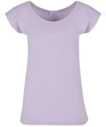 Women's Wide Neck Tee Lilac