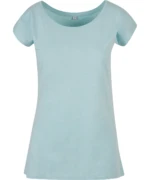 Women's Wide Neck Tee Ocean Blue