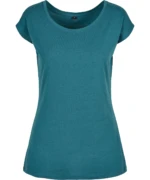 Women's Wide Neck Tee Teal