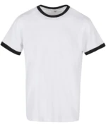 Ringer Tee White Black
