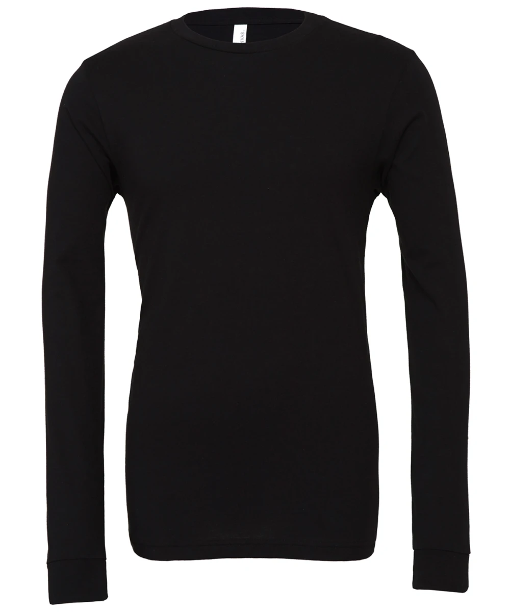 Unisex Jersey Long Sleeve Tee Black