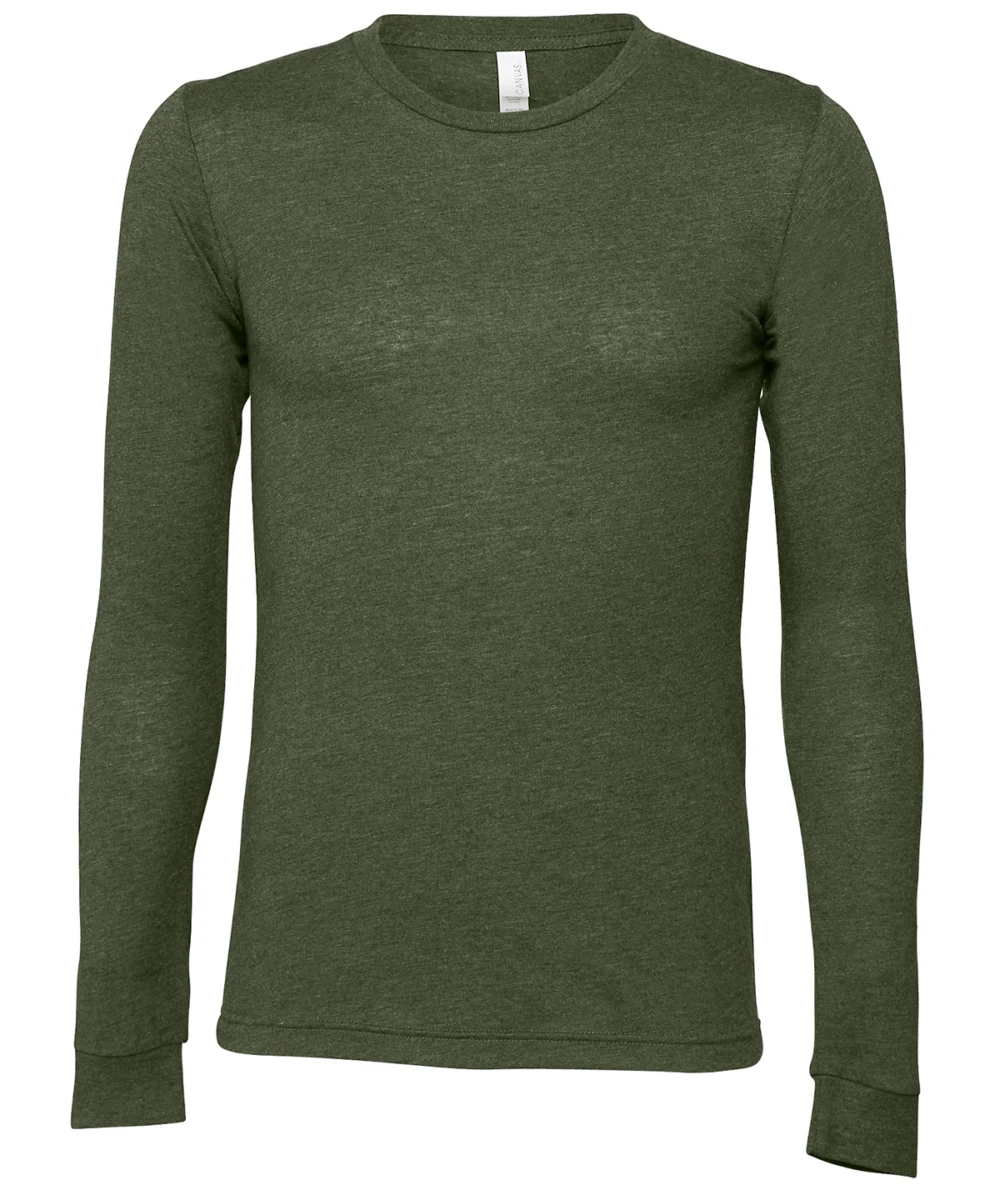 Unisex Jersey Long Sleeve Tee Military Green