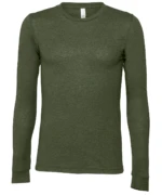 Unisex Jersey Long Sleeve Tee Military Green