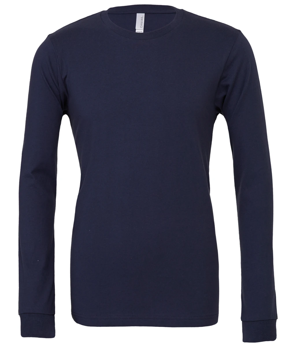 Unisex Jersey Long Sleeve Tee Navy