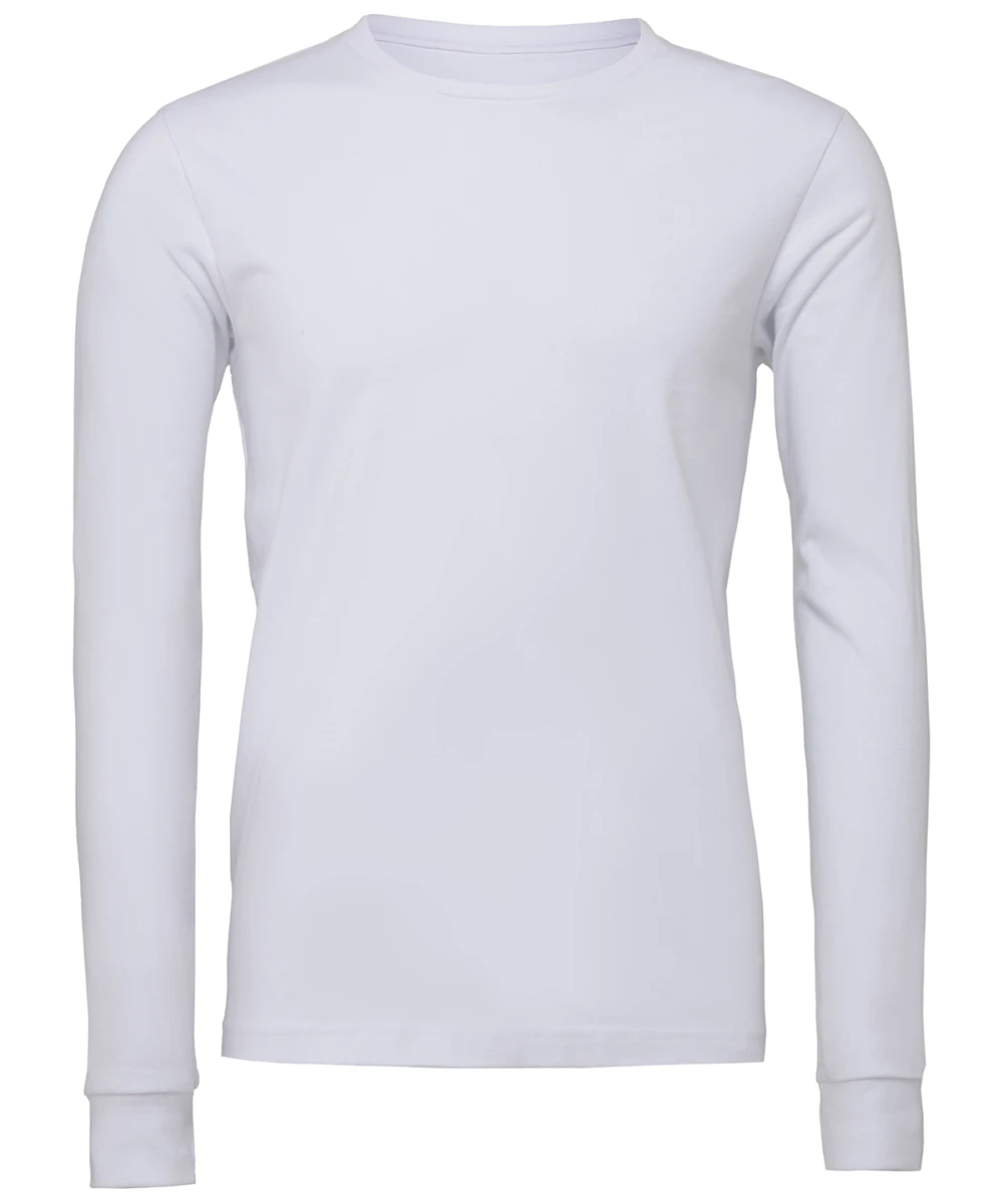 Unisex Jersey Long Sleeve Tee White